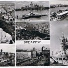 Hungary Postcard Budapest RPPC Multi View