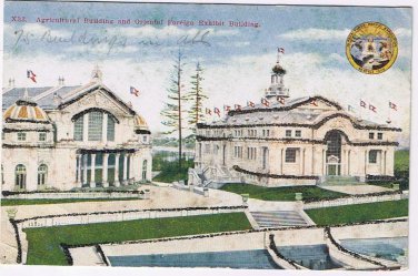 Washington Postcard Seattle Pacific National Exhibition Agricultural Glitter