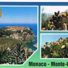Monaco Postcard Monte Carlo Multi View Exotic Garden