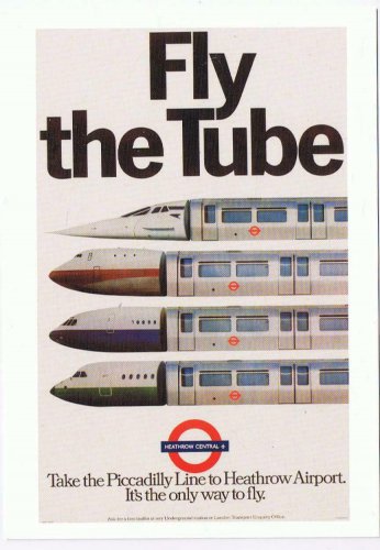 Art Postcard Brian Watson Fly The Tube 1977 Museum Of Modern Art