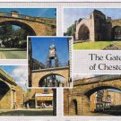 United Kingdom UK Postcard Gates Of Chester Watergate Northgate Newgate Wolfgate