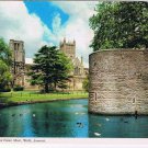United Kingdom UK Postcard Wells Somerset Cathedral & Palace Moat