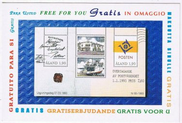 Advertising Postcard Finland Stamp Collecting