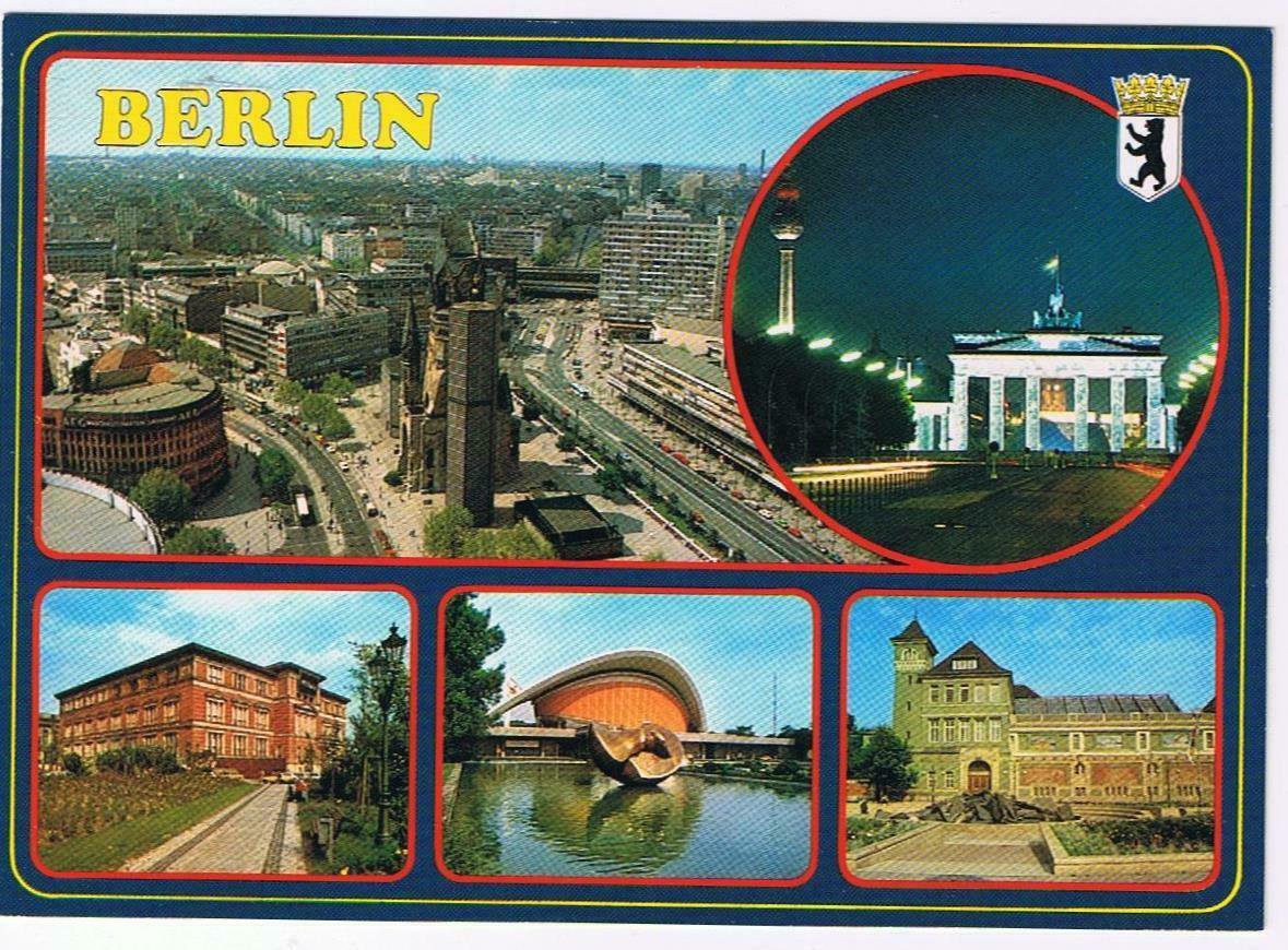 Germany Postcard 1000 Berlin Multi View