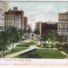 Michigan Postcard Detroit Griswold St Looking South Germany