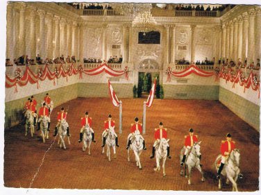 Austria Postcard Spanische Hofreitschule Wien Sie Grosse Schulquadrille