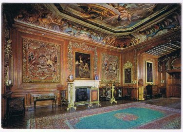 United Kingdom UK Postcard Windsor Castle The King's Drawing Room