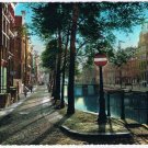 Netherlands Holland Postcard Old Amsterdam Voorburgwal