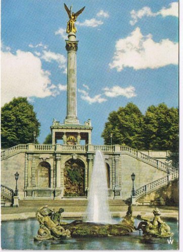 Germany Postcard Munich The Angel Of Peace