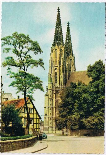 Germany Postcard Soest in Westfalen Wiesenkirche Church