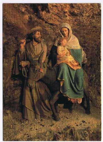 Israel Postcard Bethlehem The Holy Family To Egypt