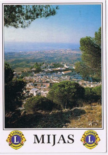 Spain Postcard Lions Club International Mijas Malaga General View