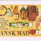 Denmark Postcard Dansk Mad Danish Cuisine