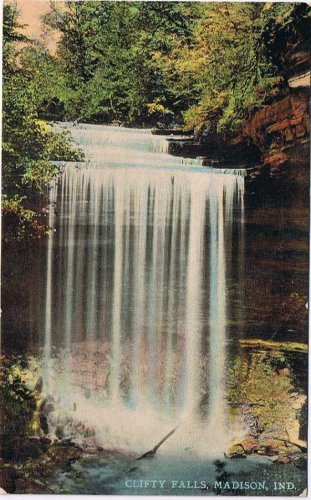 Indiana Postcard Madison Clifty Falls