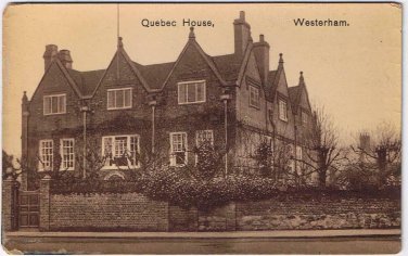Postcard Quebec House Westerham United Kingdom