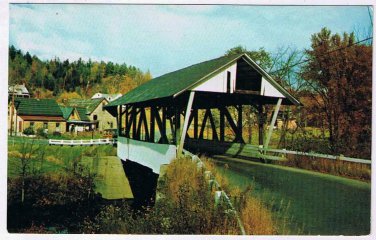 Vermont Postcard Lyndon Old Covered Bridge