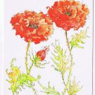 Art Flowers Postcard Papara Orientale Sophie Appleton