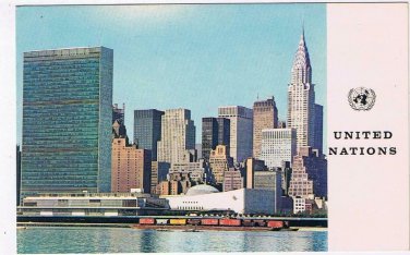 New York Postcard United Nations Headquarters