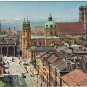 Germany Postcard Munchen Munich City & Mountains From Ludwig Church