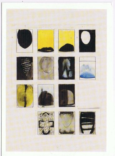 Art Postcard Picole Note 1985 Anna Maria Maiolino Brazil