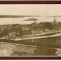 Nova Scotia Laminated Postcard RPPC View of Brunswick St & George's Island 1890s