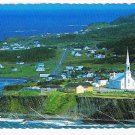 Quebec Laminated Postcard RPPC Village Grande Vallee North Gaspesia