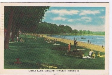Ontario Postcard Midland Little Lake