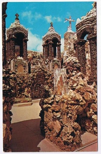 Iowa Postcard West Bend Stations At The Grotto Of The Redemption