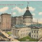 Missouri Postcard St Louis Historic Court House & Modern St Louis 1912