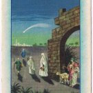 Christmas Postcard Shepherds Wise Men Following Star Buon Natale