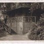 Germany Postcard Weimar Das Borkenhauschen Bank of Ilm