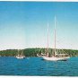 Nova Scotia Postcard Sailing Popular Pasttime