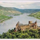 Germany Postcard Rhine River Jugendburg Stahleck Bacharach Castle
