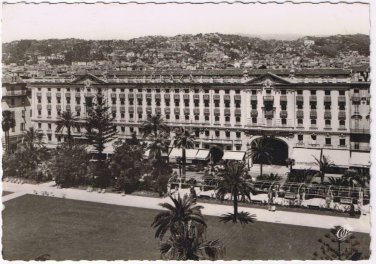 France Postcard RPPC Nice Hotel Plaza