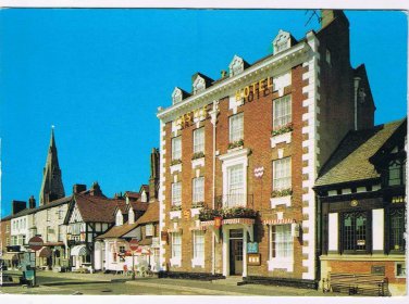 United Kingdom UK Postcard Wales Ruthin Castle Hotel