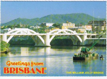 Australia Postcard Brisbane William Jolly Bridge