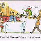 Quebec Postcard Queen Elizabeth Filet Of Quebec Dore Voyageur Place Ville Marie