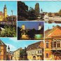 Hungary Postcard Gyor Multi View Castles River Architecture