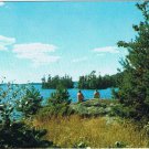 Ontario Postcard People By Lake Trees