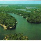 Ontario Postcard Islands & Cottages on Lake Aerial View