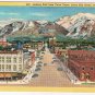 Utah Postcard Ogden 25th Street Looking East From Union Depot