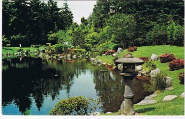 British Columbia Postcard Vancouver Nitobe Gardens UBC Grounds