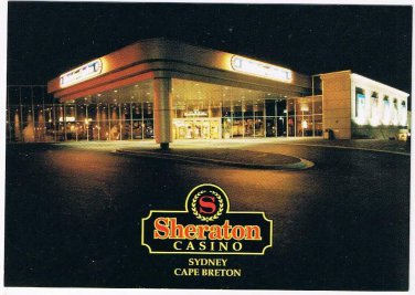 Nova Scotia Postcard Sydney Cape Breton Sheraton Casino