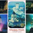 Manitoba Postcard Winnipeg Moods Night Scenes Multi View