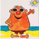 Comic Postcard Man Enjoying Sunshine Drop Card To Peasants