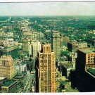 Michigan Postcard Detroit Downtown Penobscot Building Tallest In Detroit