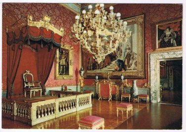 Italy Postcard Firenze Florence Pitt Palace Royal Apartments Throne Room