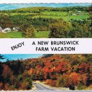New Brunswick Postcard Farm Vacation Association Two Views