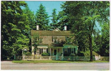 Connecticut Postcard Ridgefield Hawley House