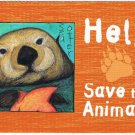 Ontario Postcard Sea Otter WWF LCBO